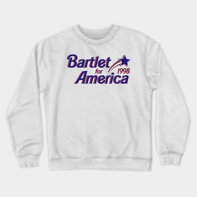 West Wing Retro Bartlet for America Crewneck Sweatshirt by baranskini